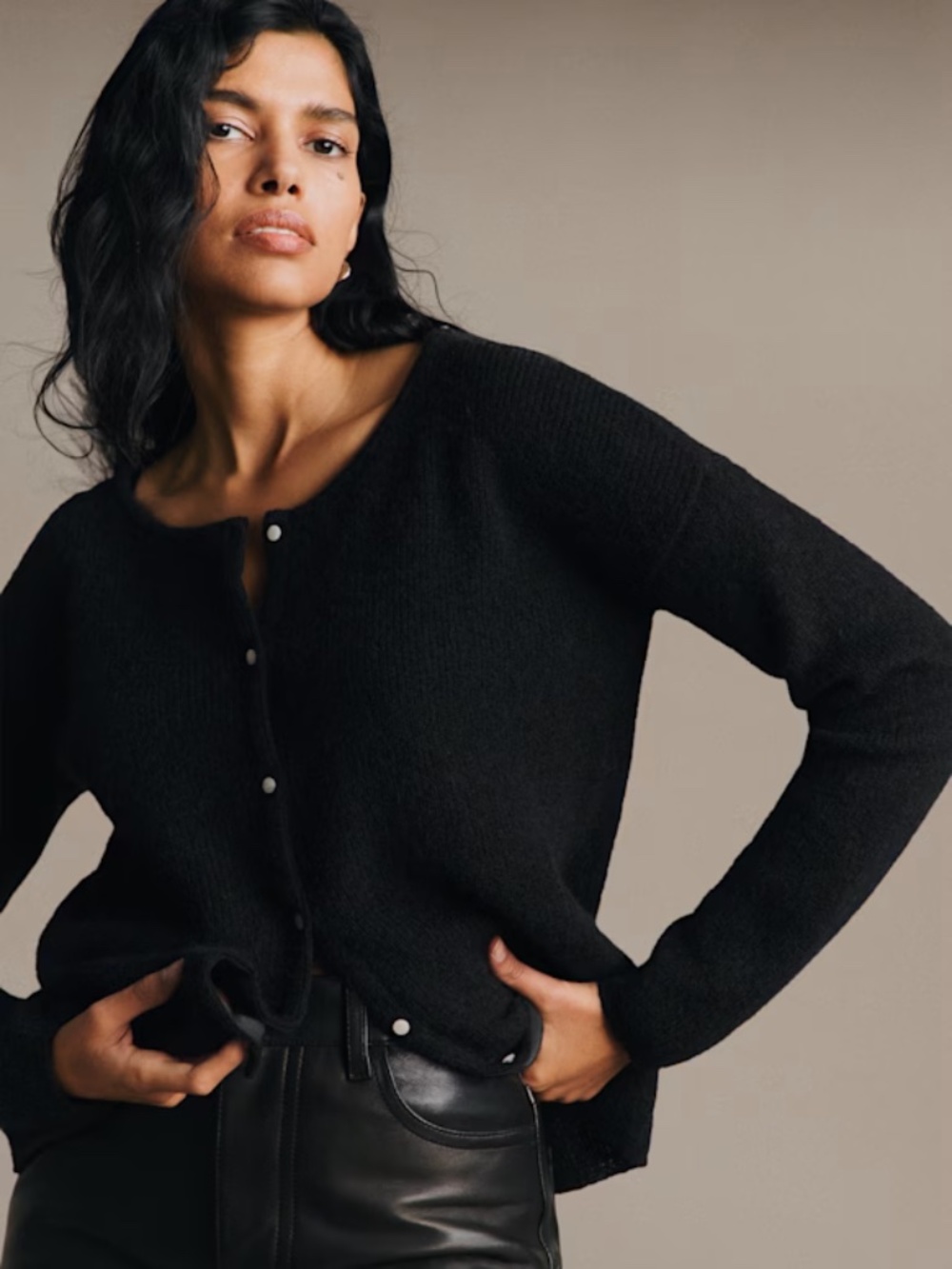 Sezane Alma Cardigan Noir. - Size XS